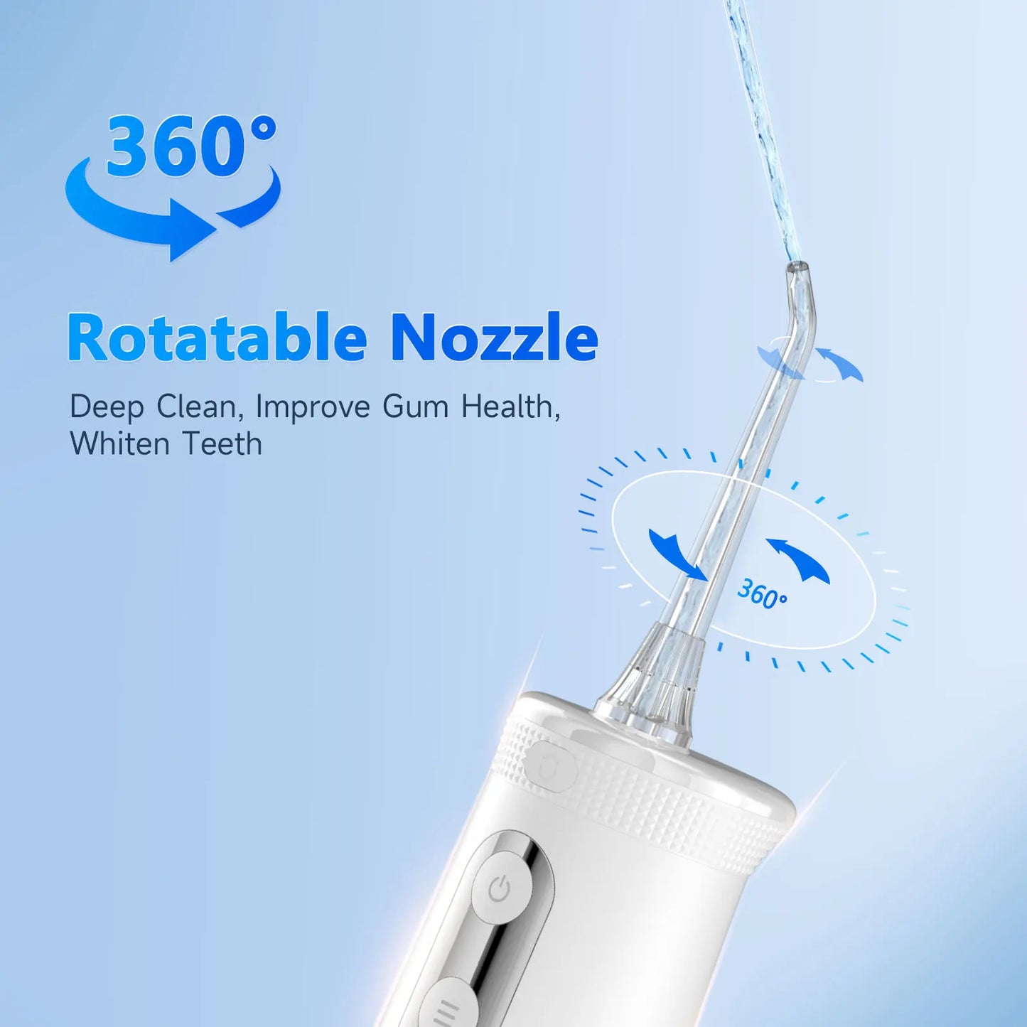 F32 Sonic Water Flosser – Deep Clean & Teeth Whitening