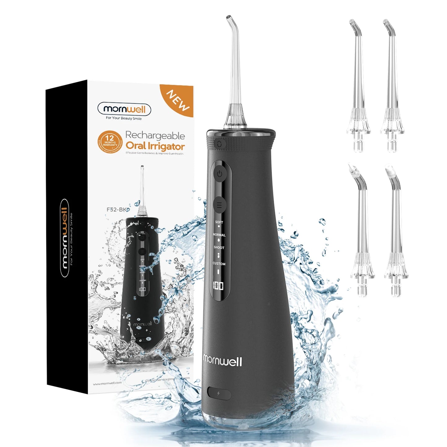 F32 Sonic Water Flosser – Deep Clean & Teeth Whitening