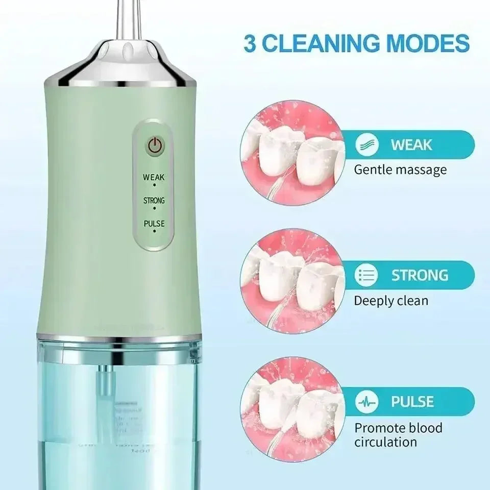 Advanced Portable Oral Irrigator – USB Rechargeable Water Flosser