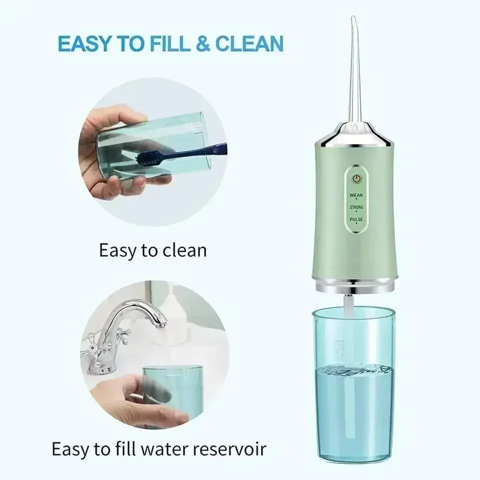 Advanced Portable Oral Irrigator – USB Rechargeable Water Flosser